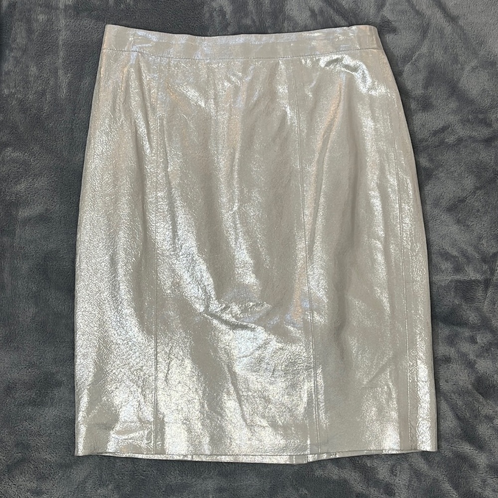 Club Monaco Leather Skirt Sz 4